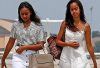 Sasha and Malia Obama