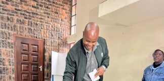 Mandla Ndlovu votes
