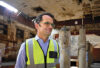 MEC Martin Meyer Conduct Oversight Visit At The Abandoned Palm Beach Hotel In Durban.