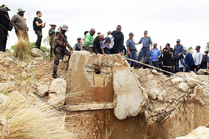 Repatriation of illegal miners' bodies