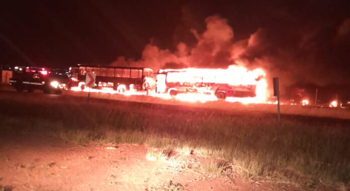 Putco buses torched