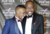 Moshe Ndiki & Phelo Bala during the feather awards