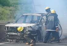 Umdloti car fire