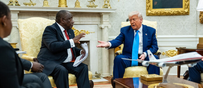 Ramaphosa and Trump discuss tariffs on the phone