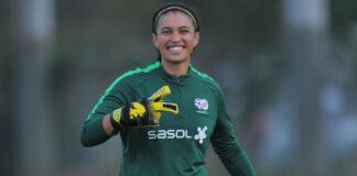 Banyana keeper Kaylin Swart is confident ahead of their Wafcon title defence.