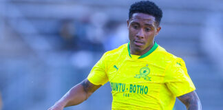 Ribeiro,of Lucas Ribeiro,during the Betway Premiership match between Mamelodi