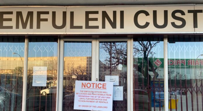 Emfuleni offices locked up over non-payment of rent
