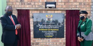 Centre opened by Ramaphosa closed
