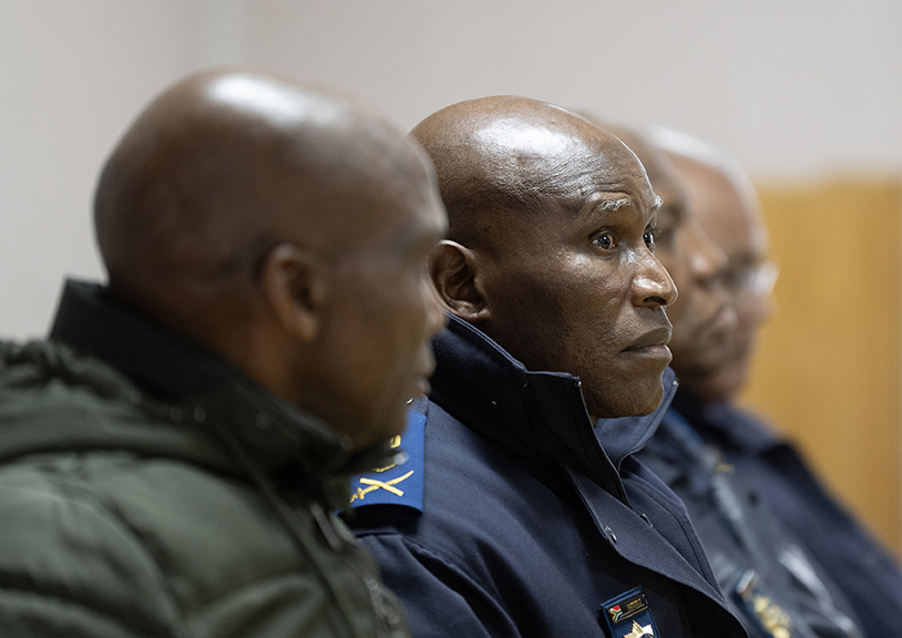Shadrack Sibiya and Bheki Cele