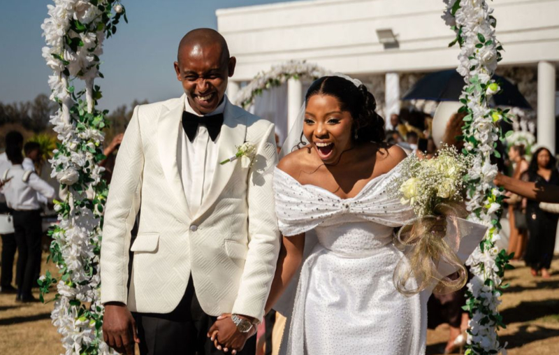Katlego Ncala, lover tie the knot