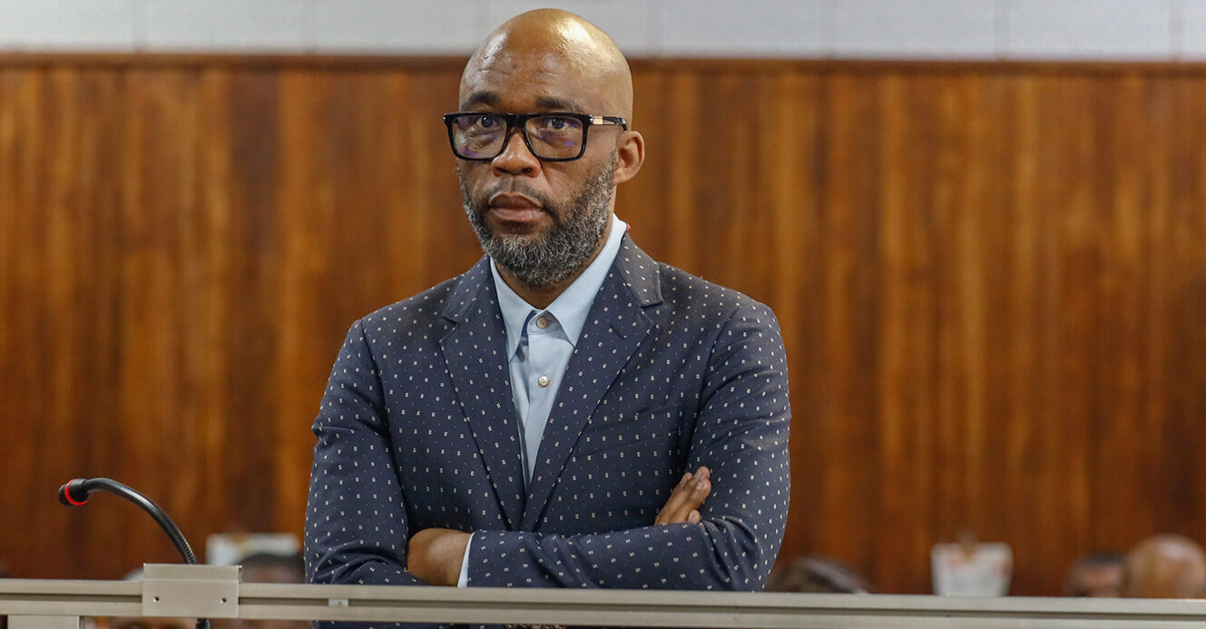 White sheet found at Matlala's house during raid