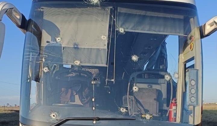 Long-distance bus shot at in Eastern Cape