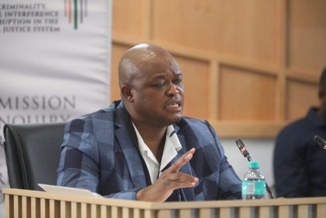 Brown Mogotsi takes the stand at Madlanga commission
