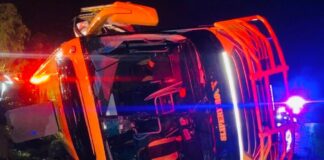 Bus accident on N1 South between Edenburg and Bloemfontein claimed three lives and injured 71 passengers
