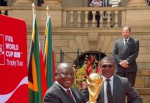 ‘Bafana will win the World Cup and bring it back to Union Buildings’ – Cyril Ramaphosa