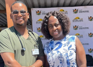 Several medical experts deployed in health care facilities.