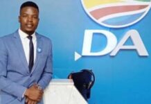 The DA's Sibusiso Dyonase.