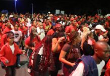 EFF holds night vigil as Julius Malema awaits sentencing