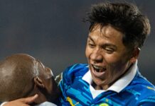 Marcelo Allende scored The winning goal for Mamelodi Sundowns against Polokwane City