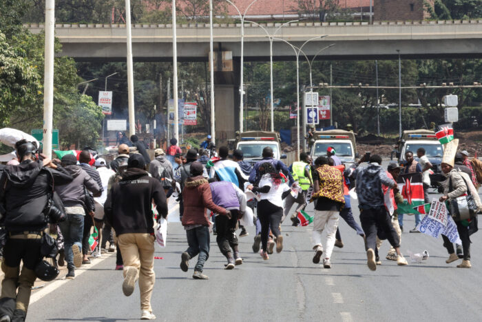 Kenya police disperse group marking deadly 2024 protests