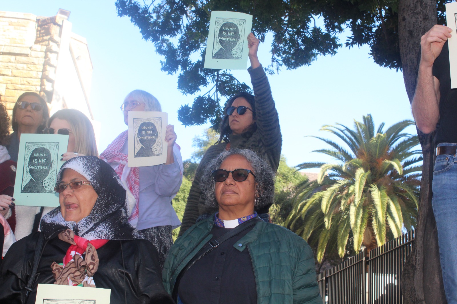 Anti-migrant protest draws small crowd in Cape Town