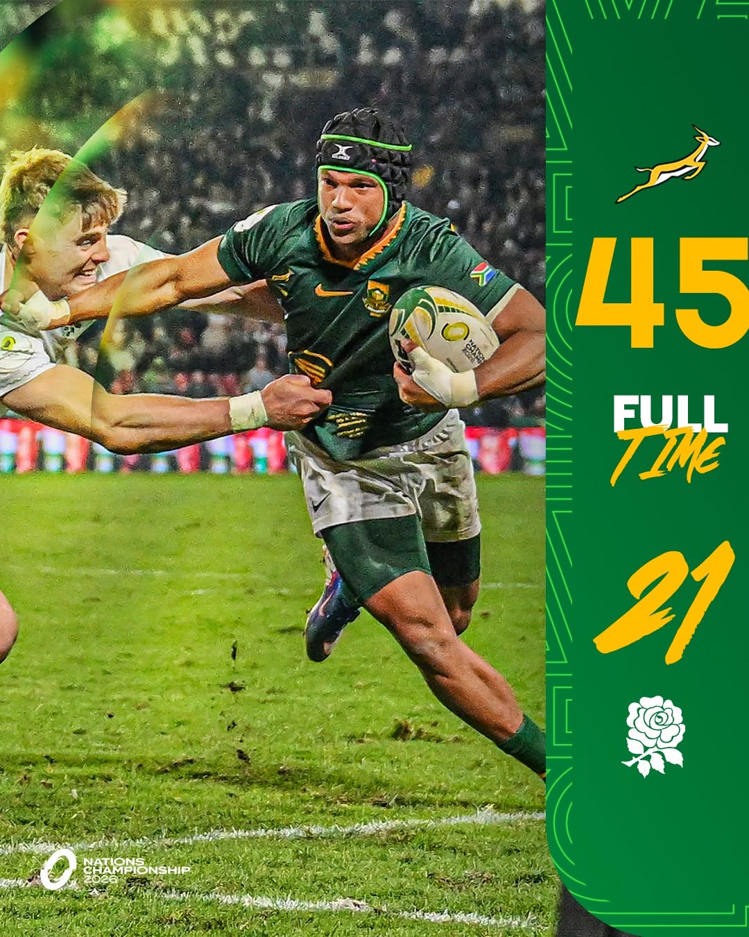 Springboks blow England off the park