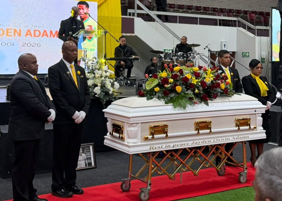 Emotional Tlhopie Motsepe sends off Jayden Adams with hearty message