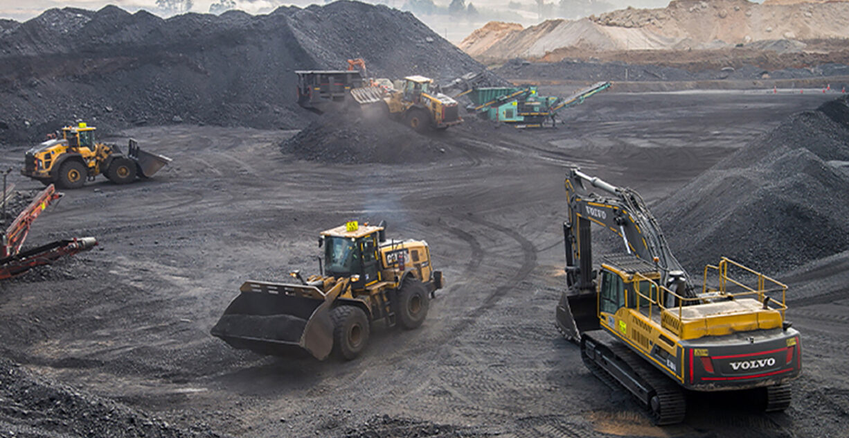 Exterior view of Exxaro Belfast Coal Mine facility in Mpumalanga