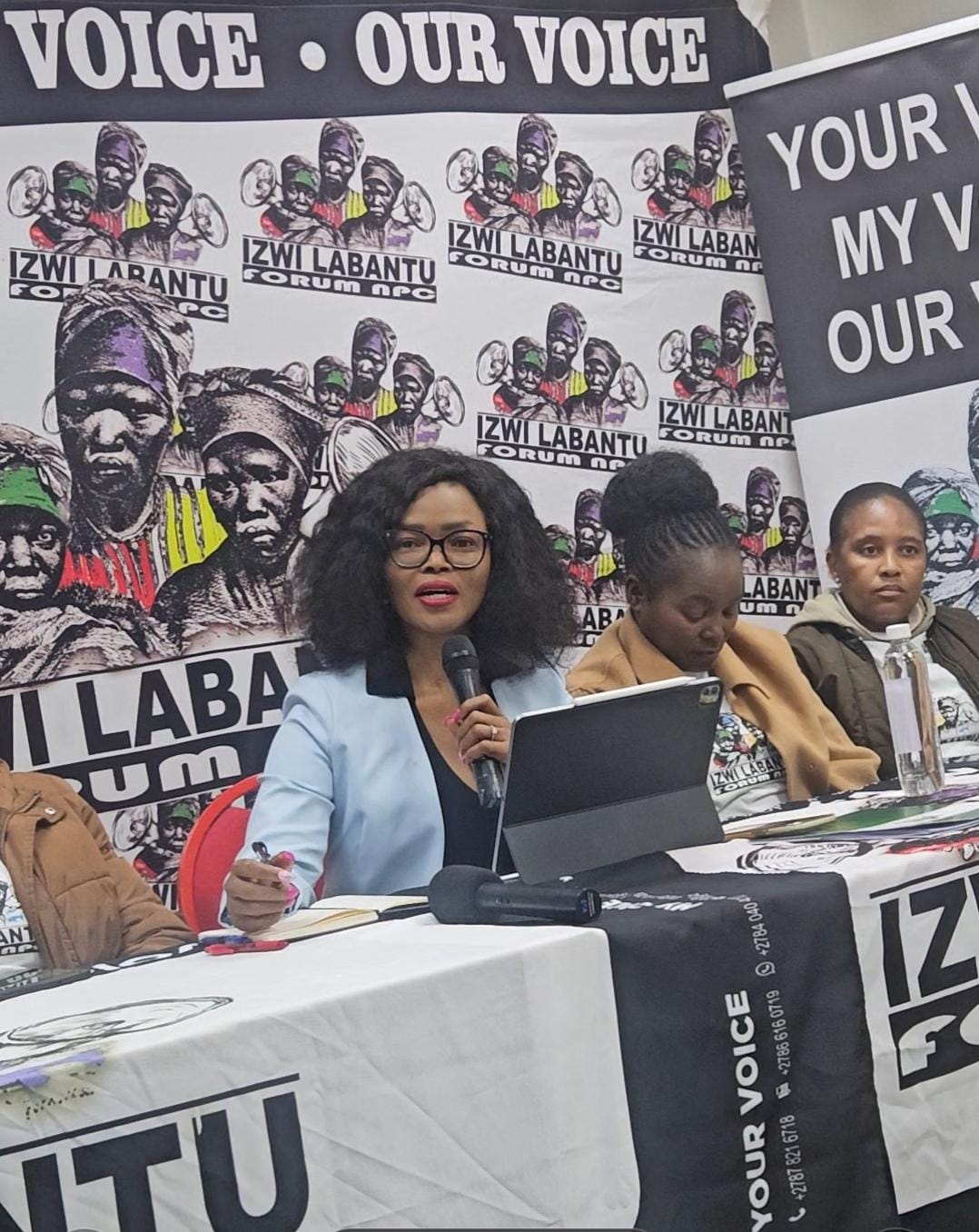 Izwi Labantu Forum chairperson Norma Mbatha