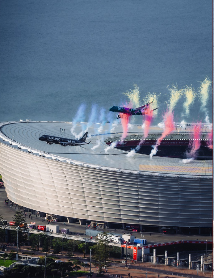 Airlink explains flyby at Cape Town’s DHL Stadium