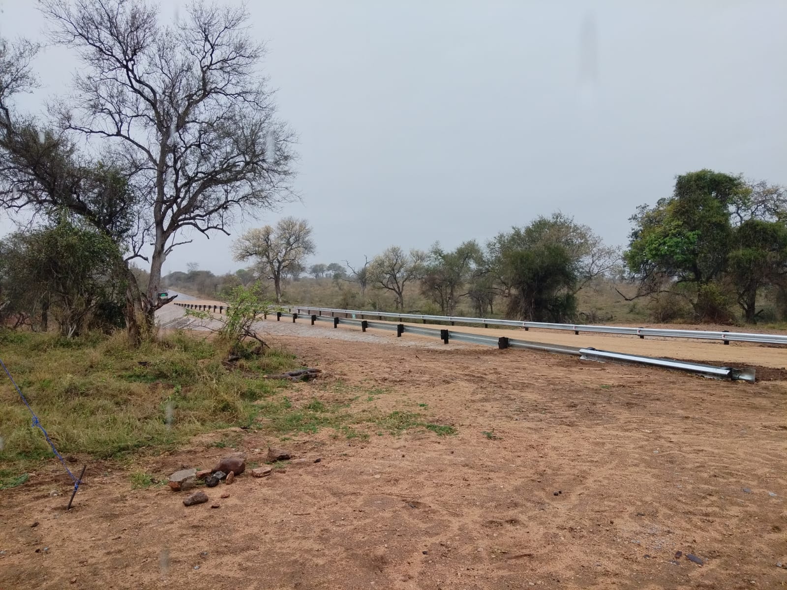 Roads were washed away or severely damaged