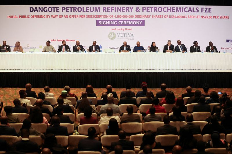 Nigeria’s Dangote oil refinery signs IPO documents before landmark share sale