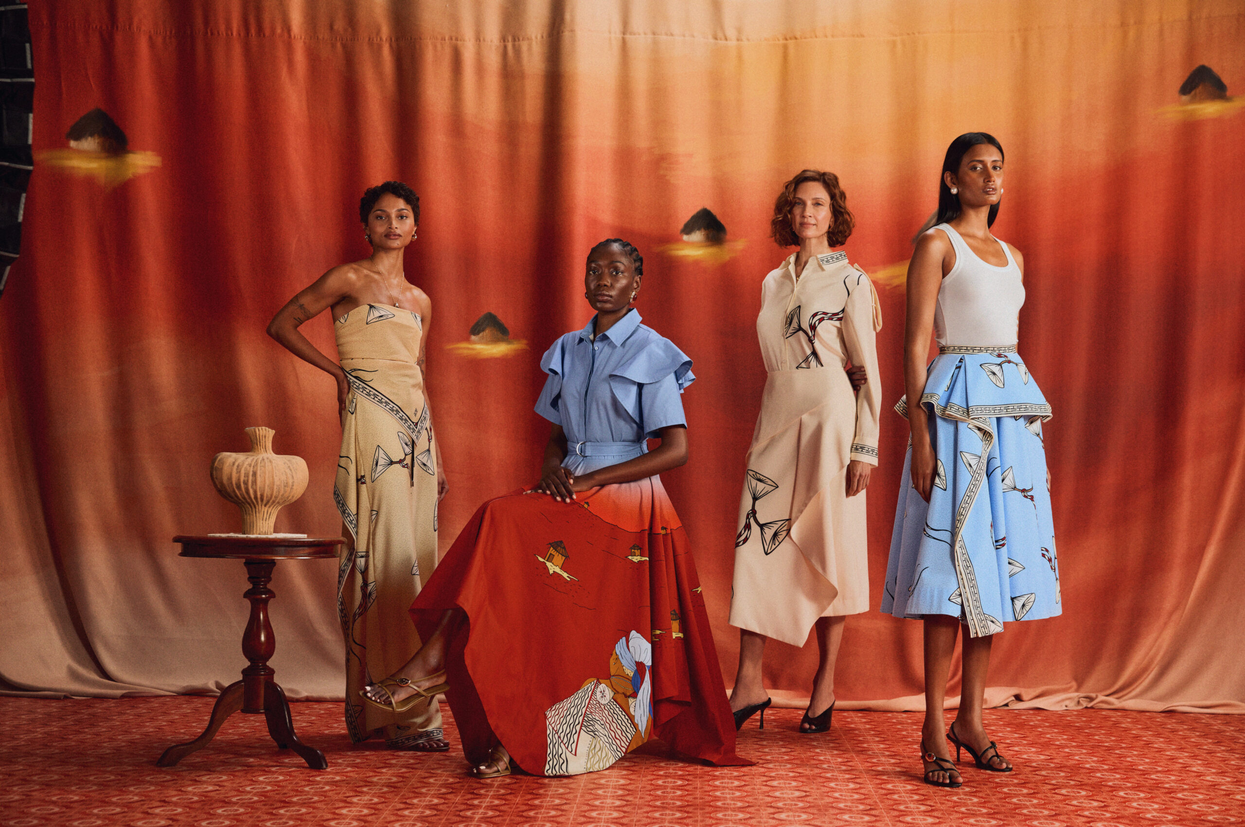 Thebe Magugu’s Lineage collection for Woolworths, a Heritage Month fashion and fragrance collaboration